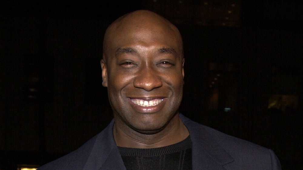 Michael Clarke Duncan smiling on the red carpet