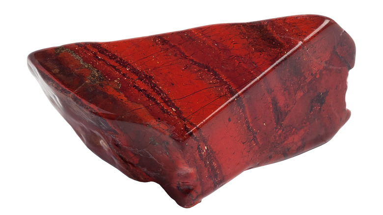 A large piece of Red Jasper. 