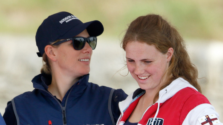 Zara Tindall and Stephanie Phillips 