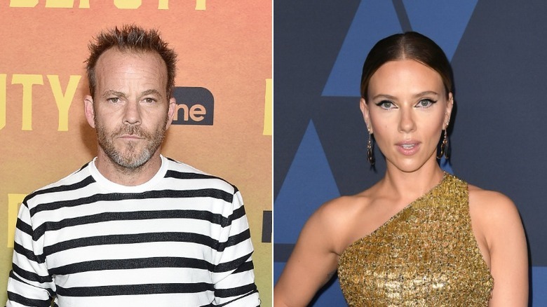 Stephen Dorff and Scarlett Johansson pose at events