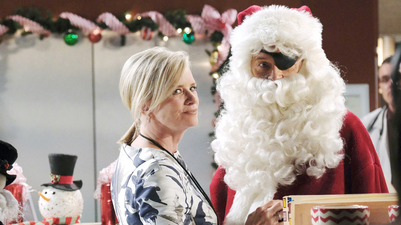 Days of Our Lives' Kayla with Patchy Claus