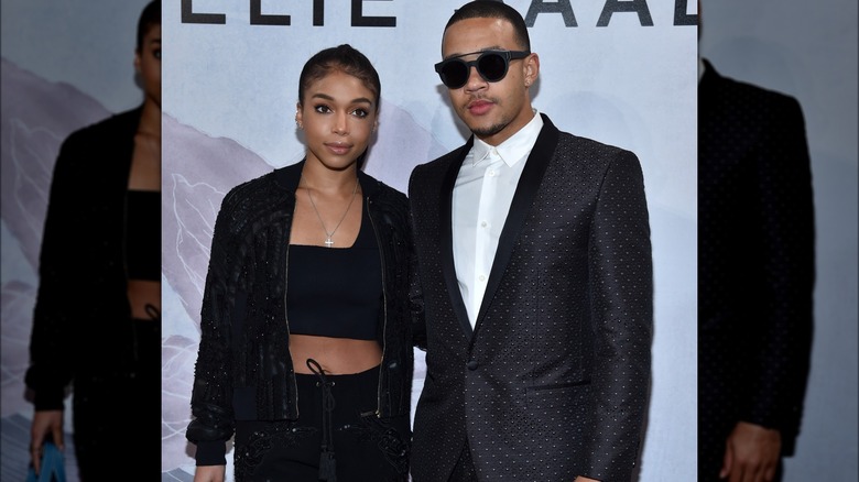 Lori Harvey and Memphis Depay together