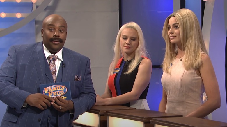 Kenan Thompson as Steve Harvey; Margot Robbie as Ivanka Trump