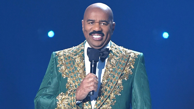 Steve Harvey smiling