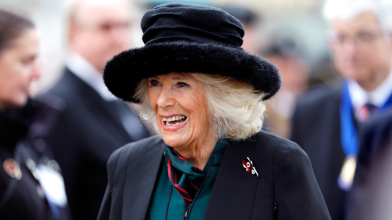 Camilla, Queen Consort smiling