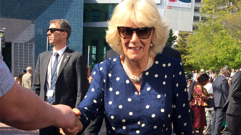 Camilla Parker Bowles smiling 