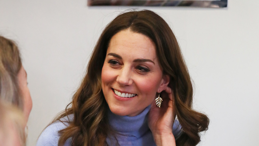 Kate Middleton at a meeting in 2020