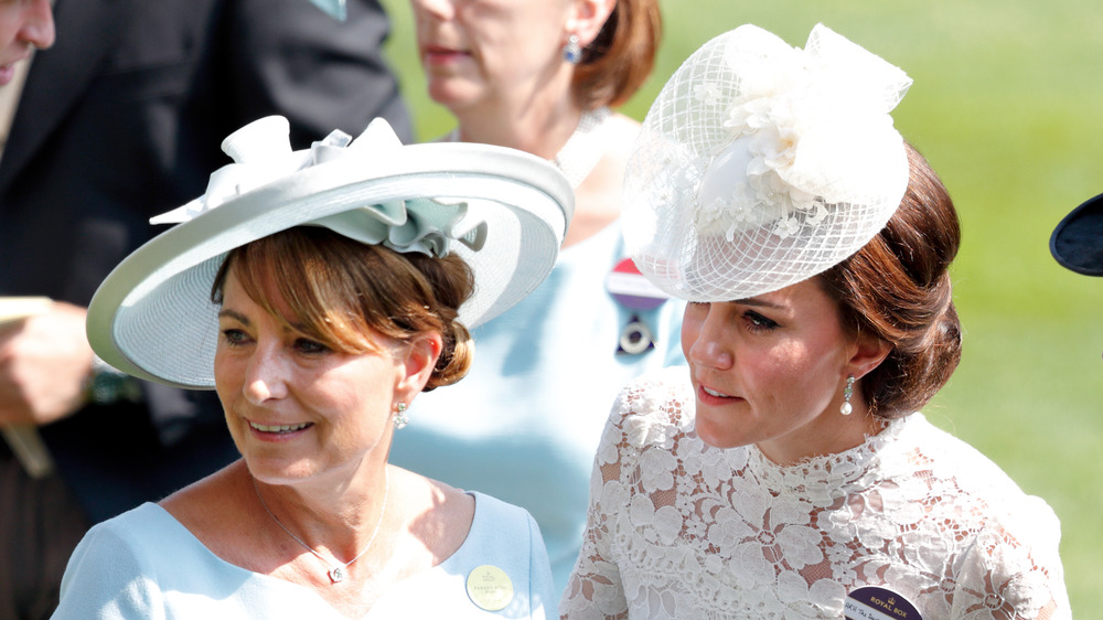 Carole Middleton and Kate Middleton at an event