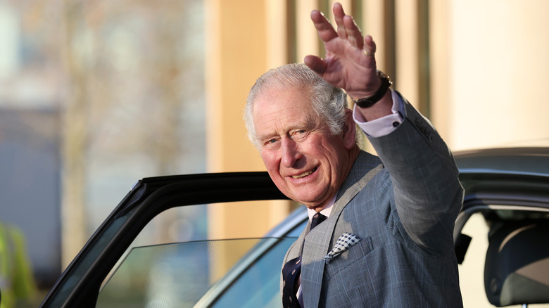 Prince Charles waving 