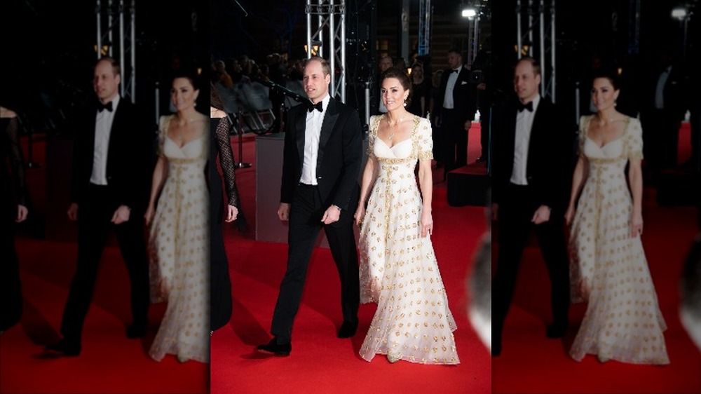 Prince William and Kate Middleton on the red carpet