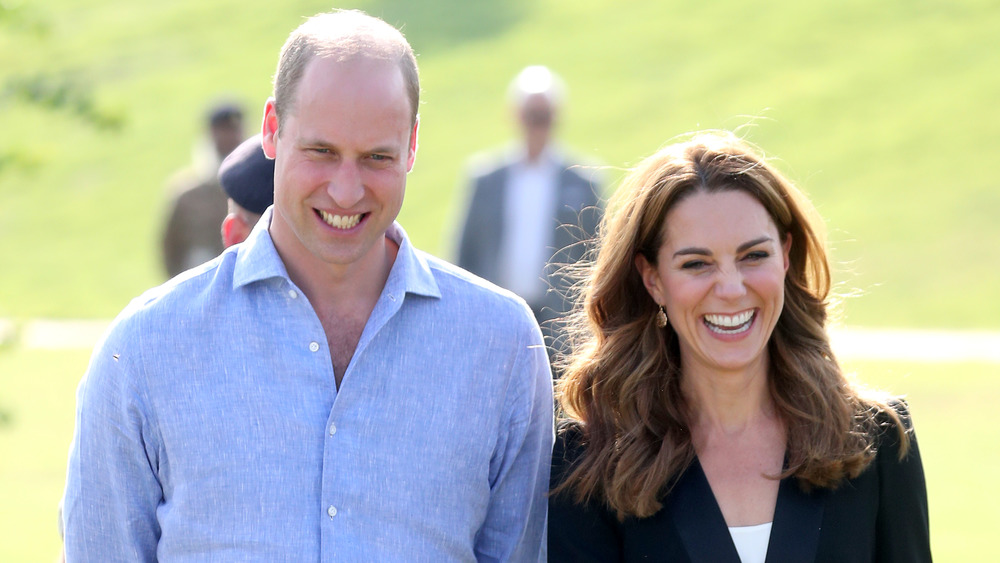 Prince William and Kate Middleton smiling