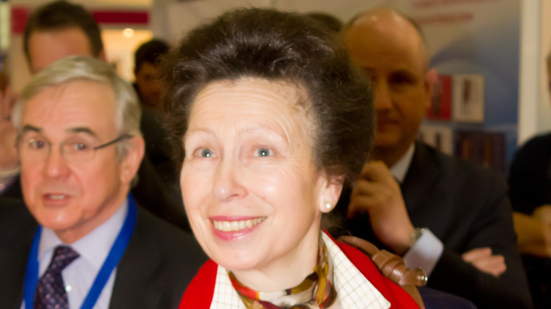 Princess Anne smiling 