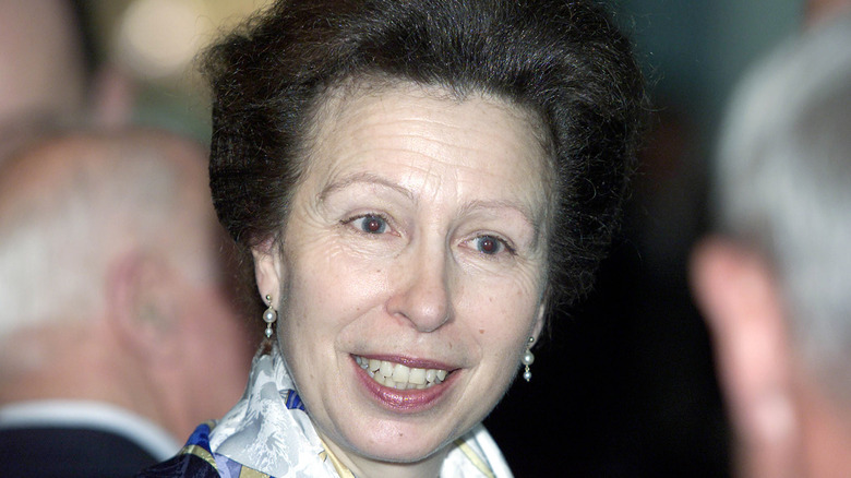 Princess Anne smiling 