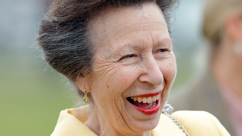 Princess Anne smiling 