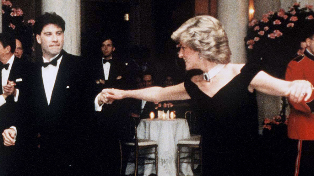 John Travolta and Princess Diana dancing