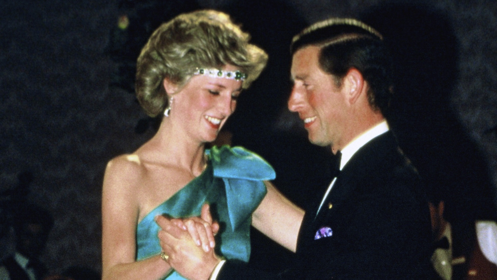 Princess Diana dancing with Prince Charles