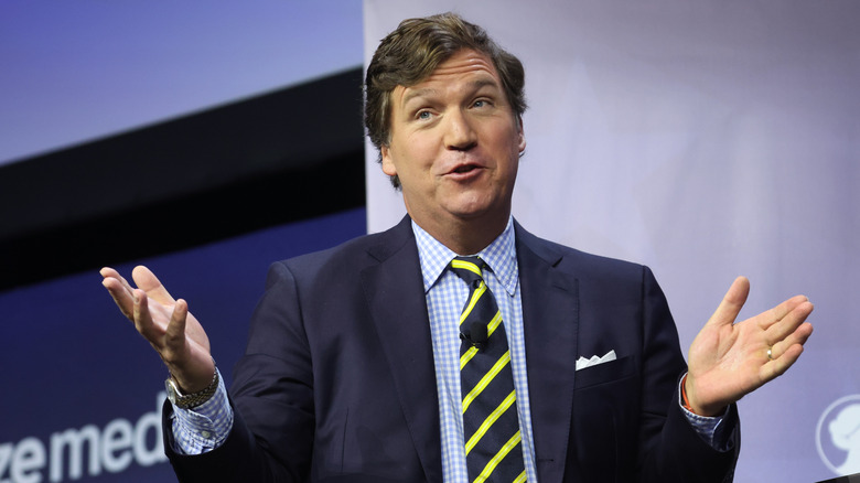 Tucker Carlson at the Family Leadership Summit in 2023