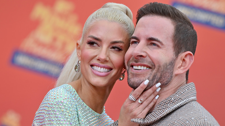 Heather Rae El Moussa and Tarek El Moussa attend the 2022 MTV Movie & TV Awards