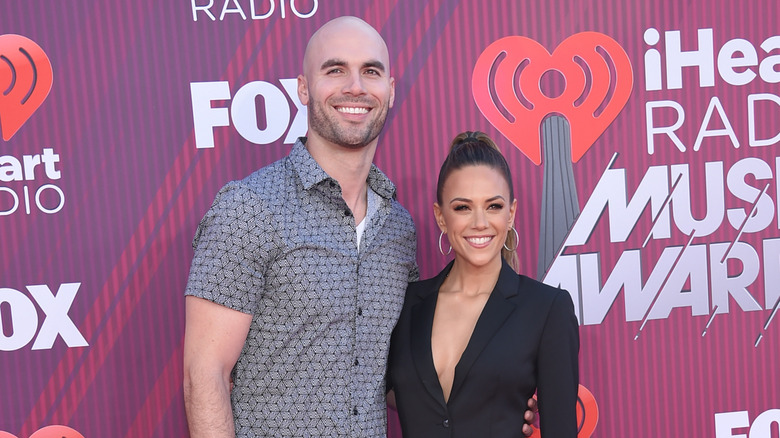 Mike Caussin and ex-wife Jana Kramer on red carpet