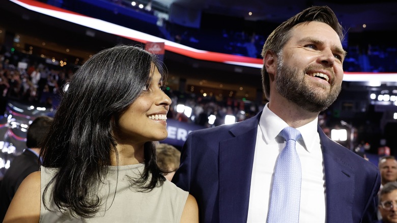 Usha and JD Vance at the RNC