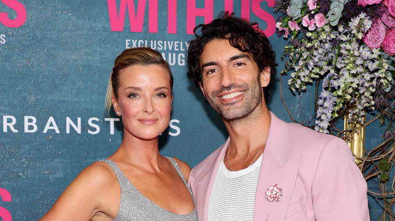 Justin Baldoni and Emily Baldoni smiling together