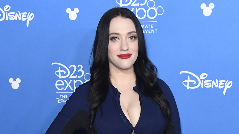 Kat Dennings smirking