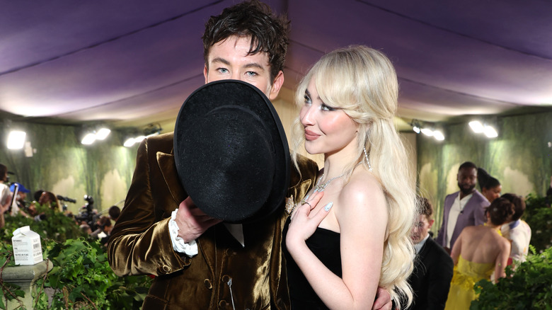 Sabrina Carpenter and Barry Keoghan at the 2024 Met Gala