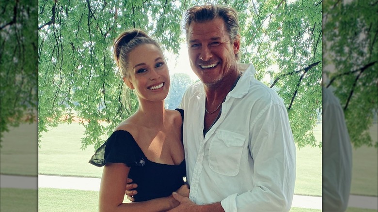 Kellee Merrell and Ty Pennington smiling together