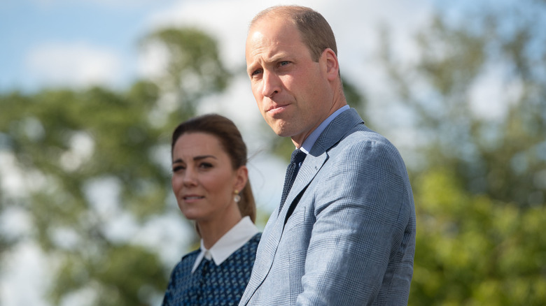 Prince William and Kate Middleton at an event  