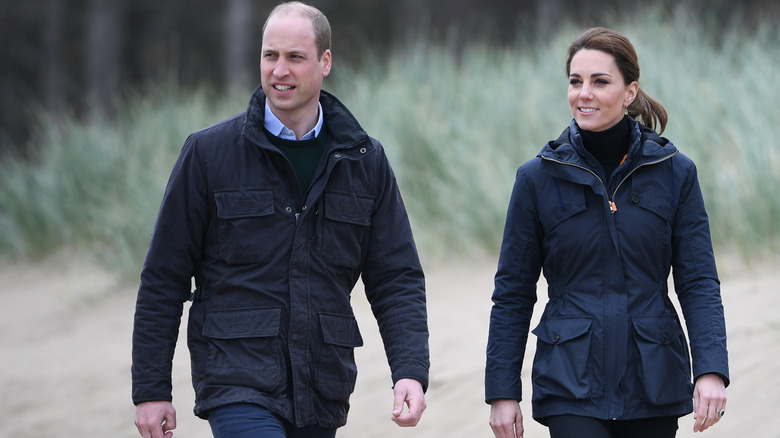 Prince William and Kate Middleton at an event  