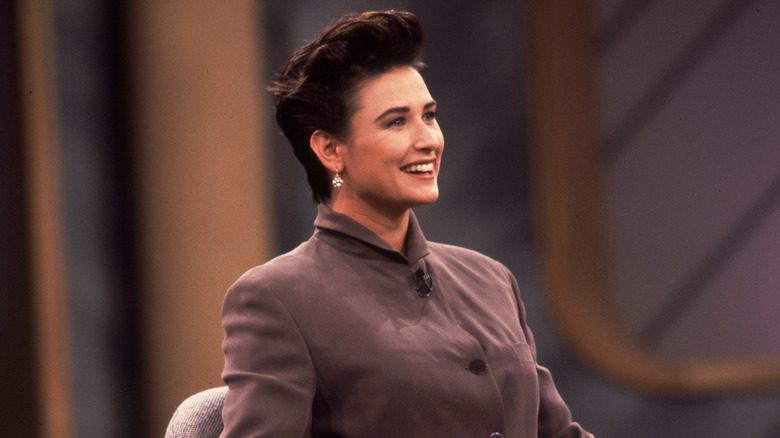 Demi Moore appearing on Oprah's show in 1991