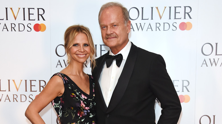 Kelsey Grammer and Kayte Walsh posing for photos