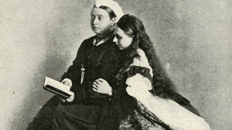 Queen Victoria and her Princess Beatrice