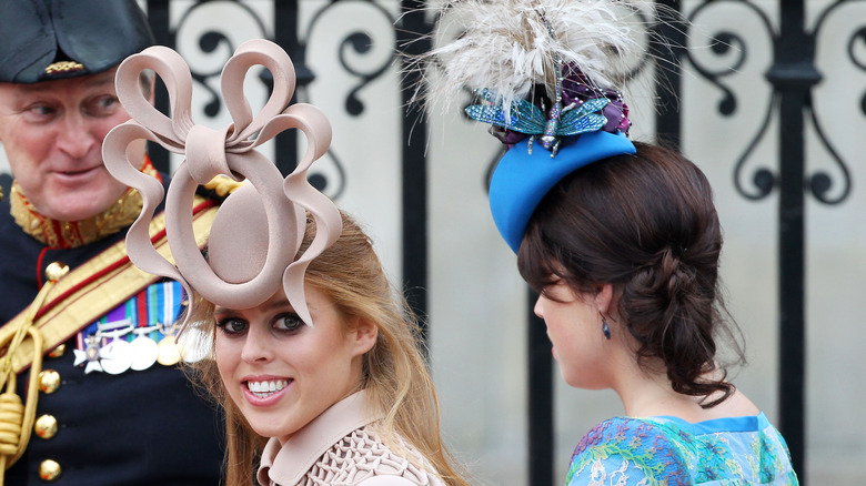 Princesses Beatrice and Eugenie 2011