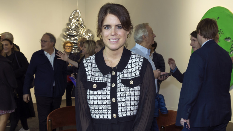 Princess Eugenie smiling at event