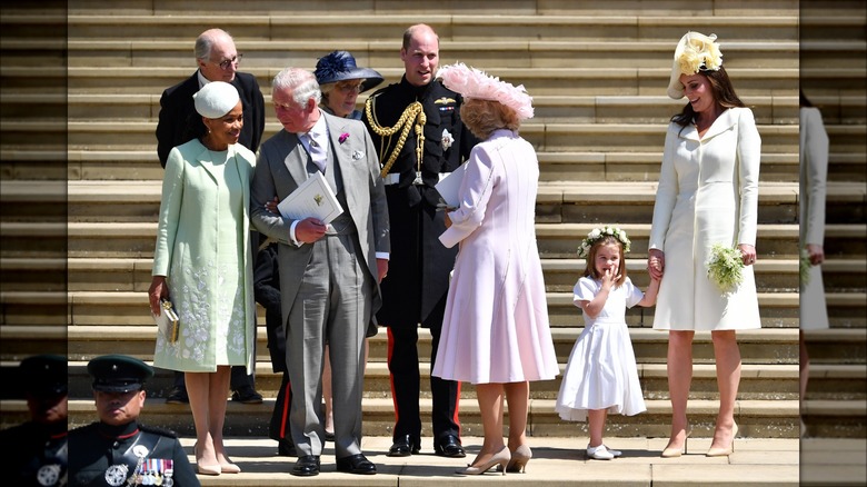 Royal family attending wedding 