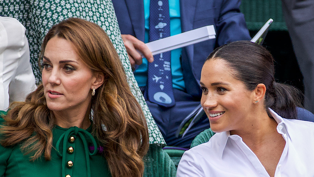 Kate Middleton and Meghan Markle at Wimbledon