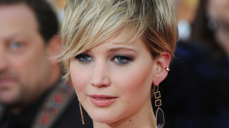 Jennifer Lawrence with a pixie cut