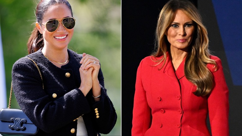 Meghan Markle and Melania Trump