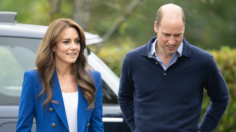 Kate Middleton and Prince William smiling