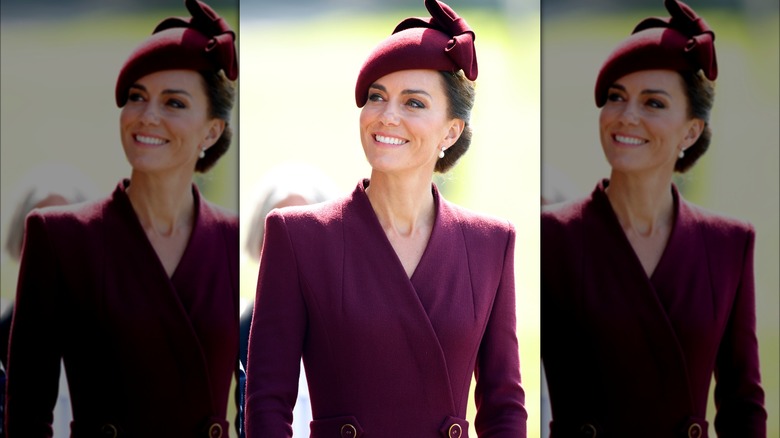 Princess Catherine at Queen Elizabeth's tribute