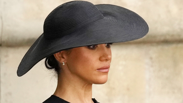 Meghan Markle at Queen Elizabeth's funeral