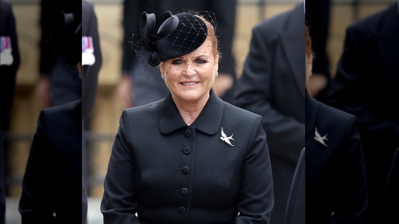 Sarah Ferguson at Queen Elizabeth's funeral