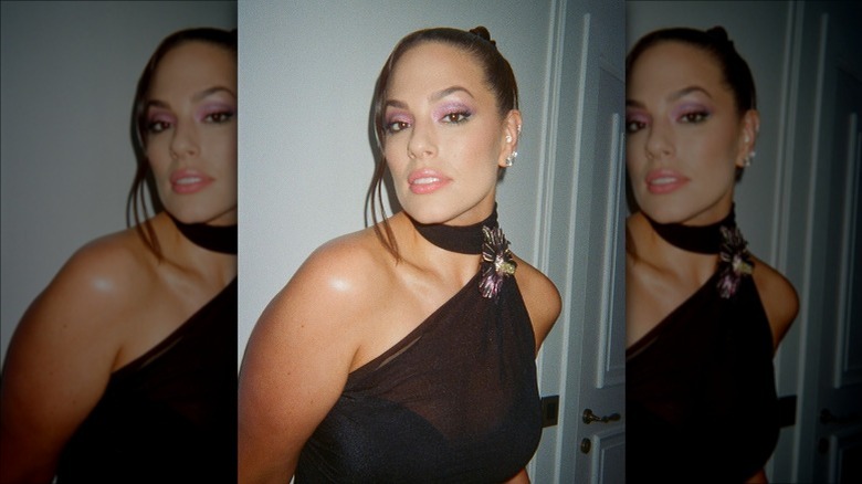 Ashley Graham looking into camera