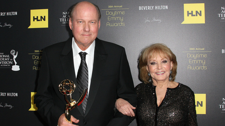 Bill Geddie and Barbara Walters Emmys 