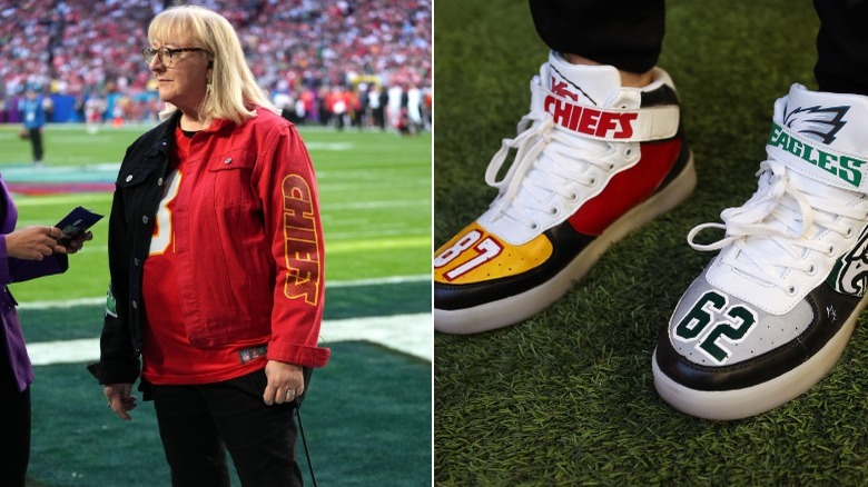 Donna Kelce at the Super Bowl