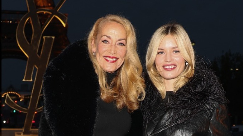 Jerry Hall, Georgia May Jagger together, Sept. 2022