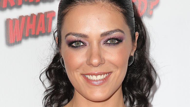 Adrianne Curry smiling