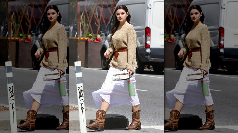 Suri Cruise Coastal Cowgirl look New York