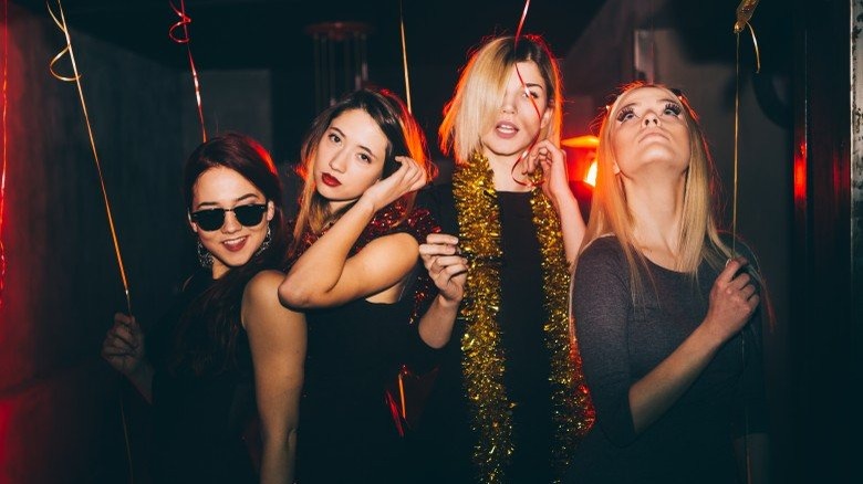 women partying